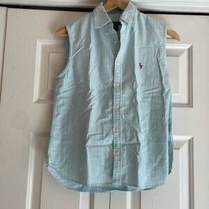 Ralph Lauren Sleeveless Button-Down Size 6